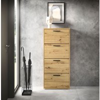 HBZ Schuhkipper "Sam Schuhkipper, Schuhschrank BxHxT 59x136x17 cm", (1 St.), mit 4 Klappen von Hbz