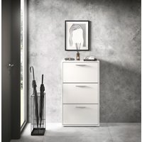HBZ Schuhkipper "Sam", (1 St.), Schuhkipper, Schuhschrank mit 3 Klappen, BxHxT 59x103x17cm von Hbz