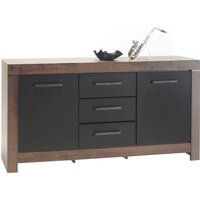 HBZ Sideboard "Balin mit LED-Beleuchtung, BxHxT 160x85x45 cm", (1 St.), Mit 2 Türen und 3 Schubkästen und 2 Einlegeböden von Hbz