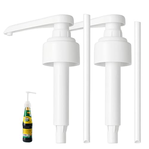 Monin Pumpe 1L, 2 Stück Weiße Dosierpumpe 1l Sirup, Kompatibel mit Monin Flaschen, Präzise 10ml Dosierung pro Pumpvorgang, Seifenspender Pumpkopf für 700ml und 1000ml Flaschen Wiederverwendbar Monin Pumpe 1L, 2 Stück Weiße Dosierpumpe 1l Sirup, Kompatibel mit Monin Flaschen, Präzise 10ml Dosierung pro Pumpvorgang, Seifenspender Pumpkopf für 700ml und 1000ml Flaschen Wiederverwendbar von HcvGcm