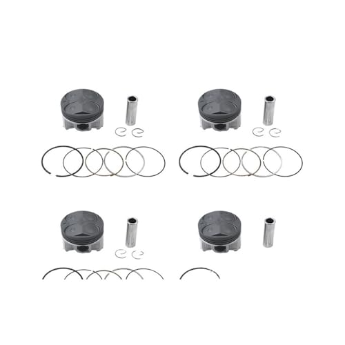 HdZnBs Motorrad 4 Stück Kolbenringe Kit Passend for FZR400RR 3TJ FZR 400 SP 3TJ FZ400 4YR 56mm 56,25mm 56,50mm 56,75mm 57mm(4 Set 56.50mm) von HdZnBs