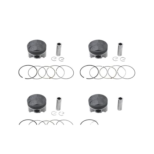 HdZnBs Motorrad 4 Stück Kolbenringe Kit Passend for FZR400RR 3TJ FZR 400 SP 3TJ FZ400 4YR 56mm 56,25mm 56,50mm 56,75mm 57mm(4 Set 57mm) von HdZnBs