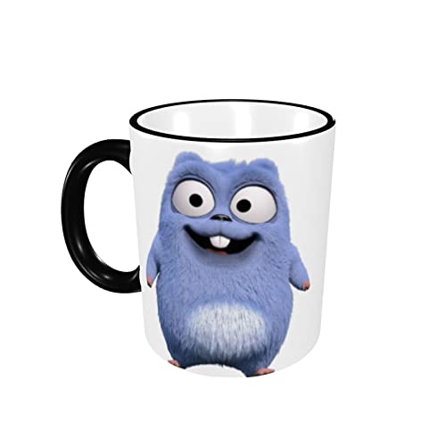 Hdadwy Grizzy And The Lemmings Tabodi Lustiger Becher, Keramikbecher, Kaffee, Tee, Milch, Wasserbecher, Neuheit, Geschenk für Büro und Zuhause, 330 ml von Hdadwy