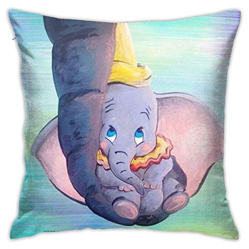 Hdadwy Dumbo spielt in meiner Nähe Kissenbezugbezüge 18x18 Dekorative Sofa Seat Car Soft von Hdadwy