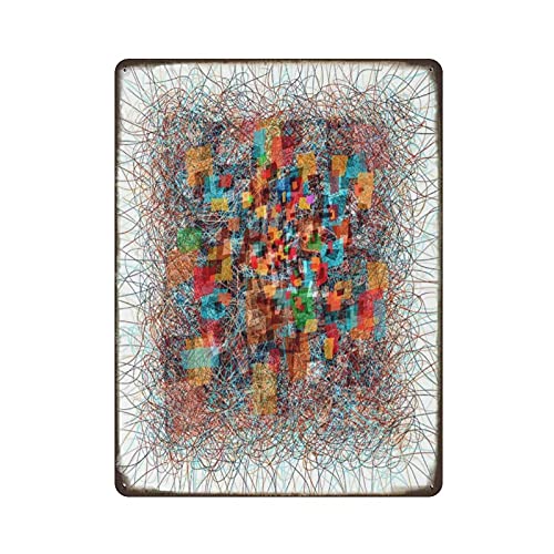Metall-Blechschild, psychedelisch, modern, abstrakt, Vintage-Kunst, Poster, Retro, Eisengemälde, Wanddekoration, Kunst, Geschenk, Outdoor, Café, Bar, Garage, Bauernhof, Dekoration, 40,6 x 30,5 cm Metall-Blechschild, psychedelisch, modern, abstrakt, Vintage-Kunst, Poster, Retro, Eisengemälde, Wanddekoration, Kunst, Geschenk, Outdoor, Café, Bar, Garage, Bauernhof, Dekoration, 40,6 x 30,5 cm von Hdadwy