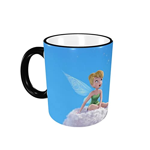 Tinkerbell und die Piratenfee Tinkerbell Lustige Tasse Keramiktassen Kaffee Tee Tasse Milch Wasser Tasse Neuartiges Geschenk für Büro und Zuhause von Hdadwy