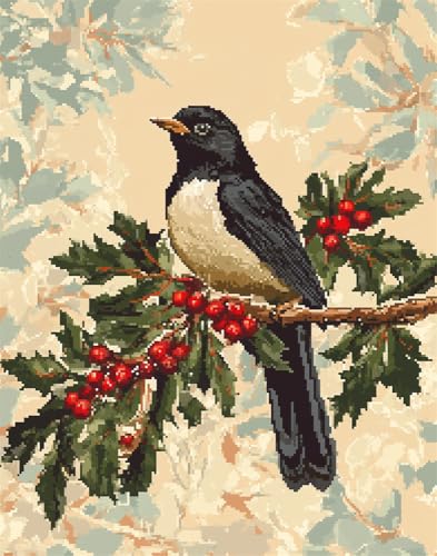 Hdfvlfdsa Reuzstich Stickpackung 11Ct Sticken Set Erwachsene Kreuzstichweihnachtsstechpalme Und Krächzen 60x80cm Diy Stickbilder Vorgedruckt Kreuzstich Für Anfänger Home Decor Hdfvlfdsa Reuzstich Stickpackung 11Ct Sticken Set Erwachsene Kreuzstichweihnachtsstechpalme Und Krächzen 60x80cm Diy Stickbilder Vorgedruckt Kreuzstich Für Anfänger Home Decor von Hdfvlfdsa