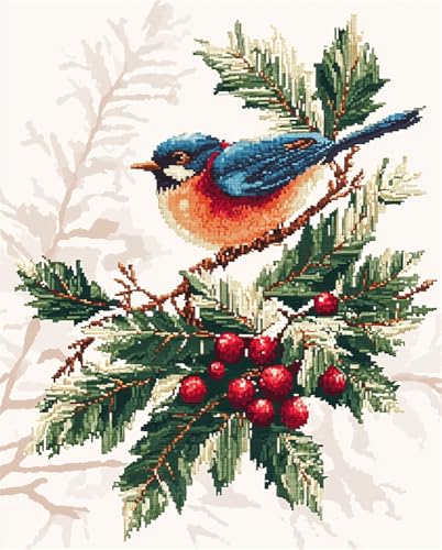 Hdfvlfdsa Stickpackung 11Ct Sticken Set Erwachsene Kreuzstich Weihnachtsstechpalme Und Krächzen 60x80cm Diy Stickbilder Vorgedruckt Kreuzstich Für Anfänger Home Decor Hdfvlfdsa Stickpackung 11Ct Sticken Set Erwachsene Kreuzstich Weihnachtsstechpalme Und Krächzen 60x80cm Diy Stickbilder Vorgedruckt Kreuzstich Für Anfänger Home Decor von Hdfvlfdsa