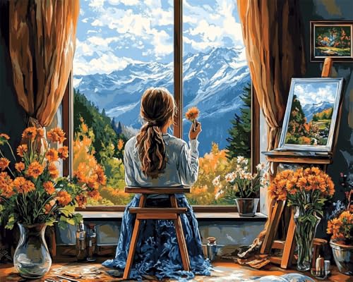 Hdfvlfdsa Stickpackung Kreuzstich Vorgezeichnet Frau Malt Unter Dem Fenster 60x80cm Baumwolle Komplettes Stickset Mit Stickvorlage Stickerei-Kit Zum Selbersticken Erwachsene Hdfvlfdsa Stickpackung Kreuzstich Vorgezeichnet Frau Malt Unter Dem Fenster 60x80cm Baumwolle Komplettes Stickset Mit Stickvorlage Stickerei-Kit Zum Selbersticken Erwachsene von Hdfvlfdsa
