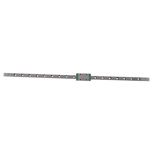 Hduacuge 1 Stück 9 mm Linearführung Miniatur MGN9 400 mm Linearschiene und 1 Stück MGN9H Miniatur-Schienenführung von Hduacuge
