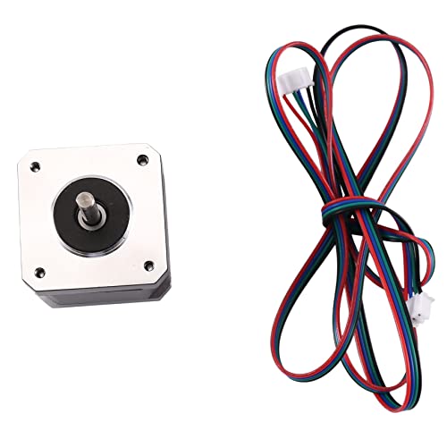 Hduacuge 1 Stück Schrittmotor 17 Motor 17HS4401-1.8-22.5A Ersatzzubehör für 3D-Drucker Hduacuge 1 Stück Schrittmotor 17 Motor 17HS4401-1.8-22.5A Ersatzzubehör für 3D-Drucker von Hduacuge