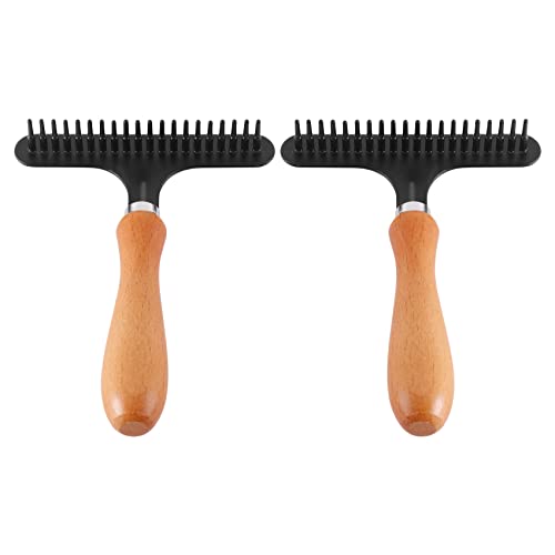 Hduacuge 2-teiliger Teppichrechen, Teppichrechen, Haarreiniger, geeignet für Teppiche und Teppichböden Hduacuge 2-teiliger Teppichrechen, Teppichrechen, Haarreiniger, geeignet für Teppiche und Teppichböden von Hduacuge