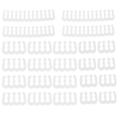 Hduacuge 24-teiliges Kabelset für PC-Kabel, Hauptplatine Kamm, 24-polig, 8-polig, 6-polig, Kabelkamm, für Computer Gesleeved Up bis 3,4 mm, Weiß von Hduacuge