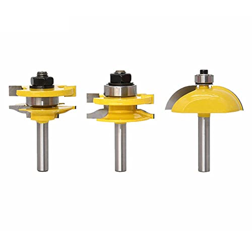 Hduacuge 3-teiliges Set mit Zapfen und Messer für die Tür, Messer, Fräser, Hduacuge 3-teiliges Set mit Zapfen und Messer für die Tür, Messer, Fräser, von Hduacuge