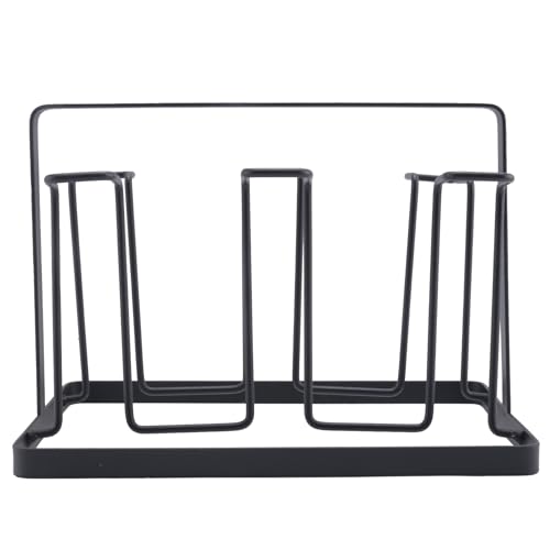 Hduacuge 6 Tassen aus Glas, Halterung zum Trocknen von Küchen, zum Aufhängen, Abtropfgestell, Aufbewahrungsständer, Zubehör von Hduacuge