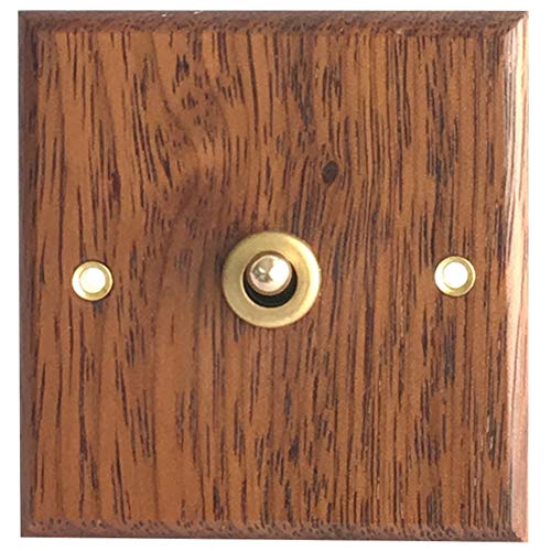 Hduacuge 86 Typ Panelschalter aus Holz, Wandleuchte, Wippschalter aus Messing, elektrischer Schalter mit Holzmaserung, Steckdose 1 - Schalter Hduacuge 86 Typ Panelschalter aus Holz, Wandleuchte, Wippschalter aus Messing, elektrischer Schalter mit Holzmaserung, Steckdose 1 - Schalter von Hduacuge