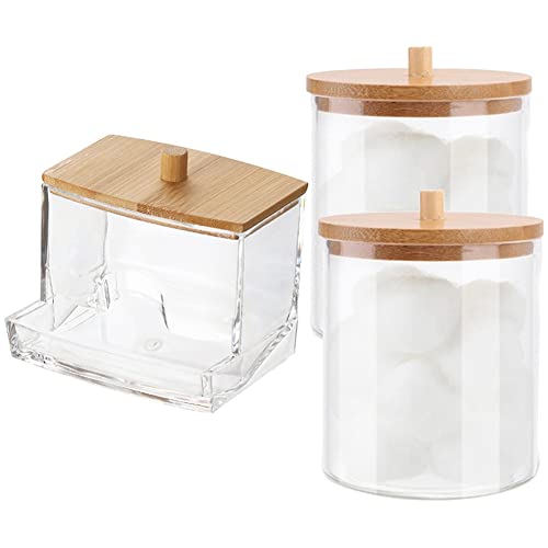 Hduacuge Aufbewahrungsbox für , für Wattebälle/Stiele mit Deckel aus Behälter für das Badezimmer Hduacuge Aufbewahrungsbox für , für Wattebälle/Stiele mit Deckel aus Behälter für das Badezimmer von Hduacuge