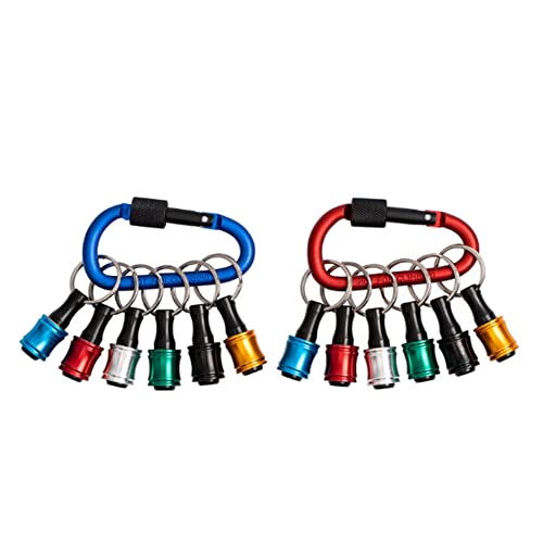 Hduacuge Bithalter für Schlüssel, Schraubendreher-Bit, 2 Sets mit je 6 Stück, 1/4 Bithalter Hduacuge Bithalter für Schlüssel, Schraubendreher-Bit, 2 Sets mit je 6 Stück, 1/4 Bithalter von Hduacuge