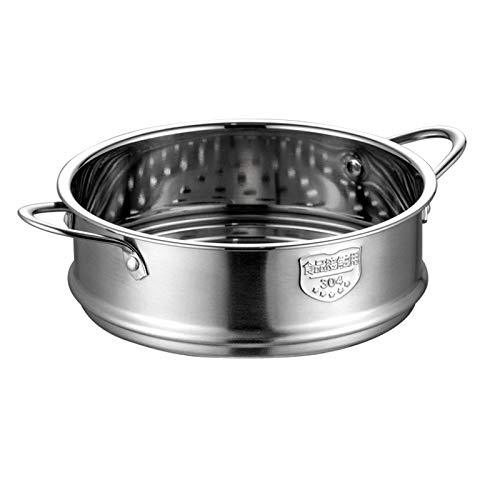 Hduacuge Dampfgarer aus Edelstahl für Lebensmittel, 18 cm, mit Doppelohren, für Küche, Milchtopf, Suppentopf Hduacuge Dampfgarer aus Edelstahl für Lebensmittel, 18 cm, mit Doppelohren, für Küche, Milchtopf, Suppentopf von Hduacuge