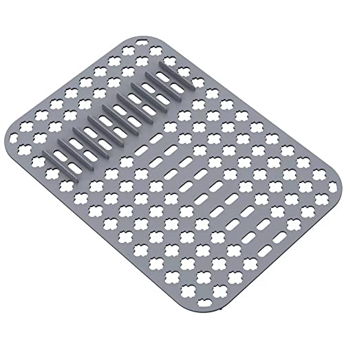 Hduacuge KüChenspüLen-Schutzmatte, 1 Packung, Silikon-SpüLengitter für Den Boden KüChenspüLe, SpüLenmatten für EdelstahlspüLen von Hduacuge