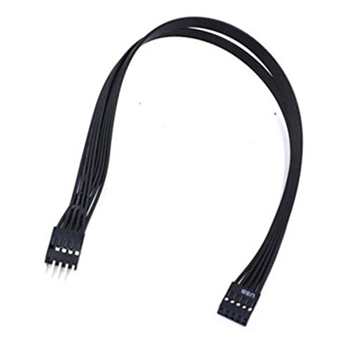 Hduacuge Motherboard 9 Pin USB 2.0 Stecker Verlängerung Datenkabel Kabel Linie für PC DIY 30 cm Hduacuge Motherboard 9 Pin USB 2.0 Stecker Verlängerung Datenkabel Kabel Linie für PC DIY 30 cm von Hduacuge