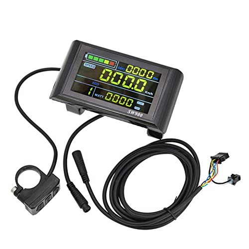 Hduacuge SW900 Bedienfeld für LCD-Anzeige 24 36 48 V 52 V 60 V Elektroroller 5-polig Steckdose von Hduacuge