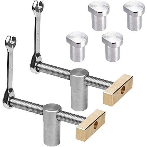 Hduacuge Schreibtisch-Clip, verstellbar, für Holzarbeiten, mit 4 Stück, 20 mm Löcher, für Hunde, Clips, Schraubstock, Bänke, Schreinerei, Werkzeug Hduacuge Schreibtisch-Clip, verstellbar, für Holzarbeiten, mit 4 Stück, 20 mm Löcher, für Hunde, Clips, Schraubstock, Bänke, Schreinerei, Werkzeug von Hduacuge
