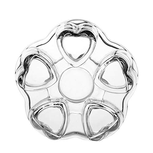 Hduacuge Teelichthalter, Herzform, Glas, transparent Hduacuge Teelichthalter, Herzform, Glas, transparent von Hduacuge