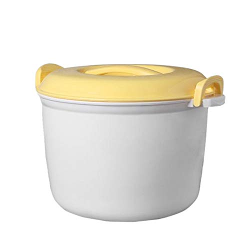 Hduacuge Tragbarer Reiskocher, Dampfgarer, multifunktional, 2800 ml, Isolierung, Lunch Box, Dampfgarer für Wellen von Hduacuge