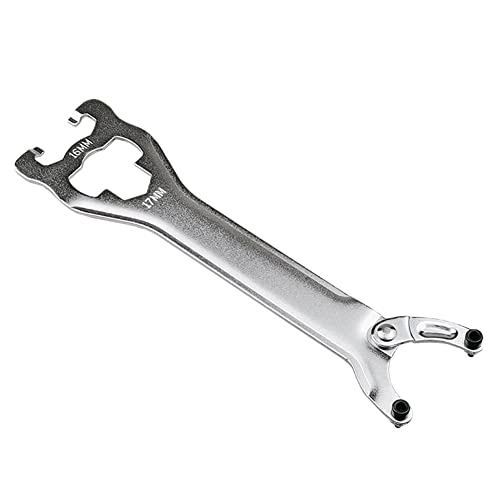 Hduacuge Tretlagerschlüssel mit Pedalschlüssel, Werkzeug 16/17 mm, Reparaturwerkzeug von Hduacuge