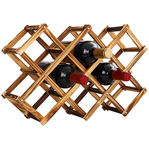 Hduacuge Weinregal, faltbar, Weinregal aus , freistehend, Weinregal, Aufbewahrung Hduacuge Weinregal, faltbar, Weinregal aus , freistehend, Weinregal, Aufbewahrung von Hduacuge