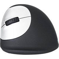 r-go HE Ergo Vertical Mouse Größe M links Maus ergonomisch kabellos schwarz, silber von r-go