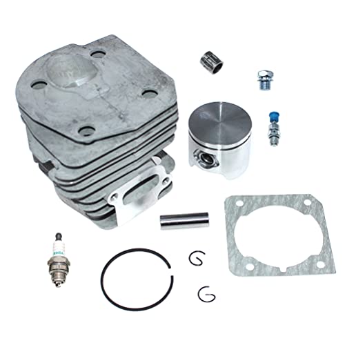 Big Bore Zylinderkolben-Kit Passend for H 346XP 346XP EPA 353 353 EPA537253102 537253104 503869871 (Elektrowerkzeuge für den Außenbereich) von HePbak