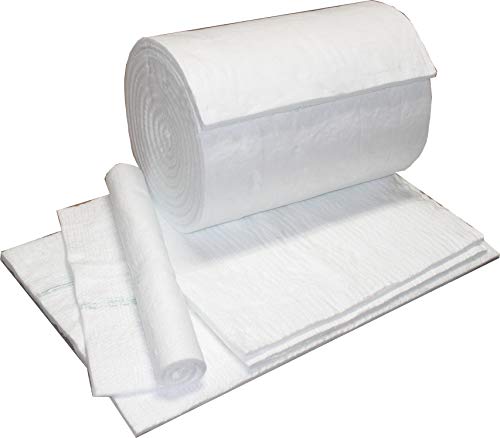 HeWaTherm Keramikfasermatte (Bio-Wolle) 1200°C / 96kg 3660 x 610 x 50,8mm von HeWaTherm