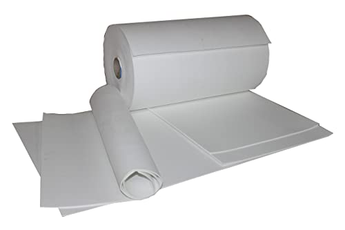 Keramikfaserpapier 1200°C Dichtung/Isolierung für Holzbacköfen Steinbacköfen (5 Matten - 500x300x3mm) von HeWaTherm