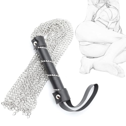 HeYie Metall Kettenpeitsche SM Peitsche Erotik Flogger Bondage Gerte Pferd BDSM Spanking Reitgerte Erotische Sklave Sex Spielzeug für Erwachsene Sex-Spiele von HeYie