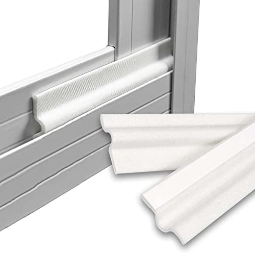6M(236IN) Fenster-Wetterleiste, Türboden, und Seitendichtleiste, selbstklebende Polyurethanschaum, Wetterleiste zur Wärme, und Schalldämmung von Fenstern und Türen, Innentürleiste (weiß) von HeaHap