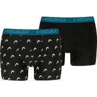 Head Boxershorts "HEAD MEN WISHBONE LOGO BOXER 2P", (2er Pack), mit angenehmem 4-Wege-Stretch von Head