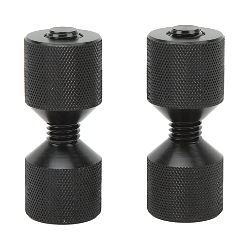 2-teiliges Flansch-Zwei-Loch-Stift-Set, Aluminium-2-Loch-Rohr-Flanschausrichter, Flansch-Ausrichtungsstift-Set für Auto von Headerbs