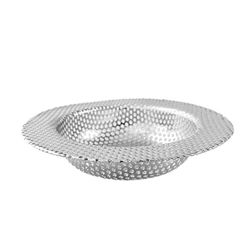 Abflusssieb für die Spüle, Abflusssieb für die Küchenspüle, Edelstahl, Rostfrei, Großer Spülbecken-Abflusskorb mit Breitem Rand für Zuhause (M 6,5x8cm) von Headerbs
