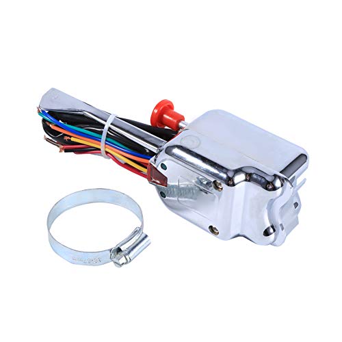 Blinkerschalter Steuerschalter, Universal Hot Chrome Blinkerschalter 12V von Headerbs
