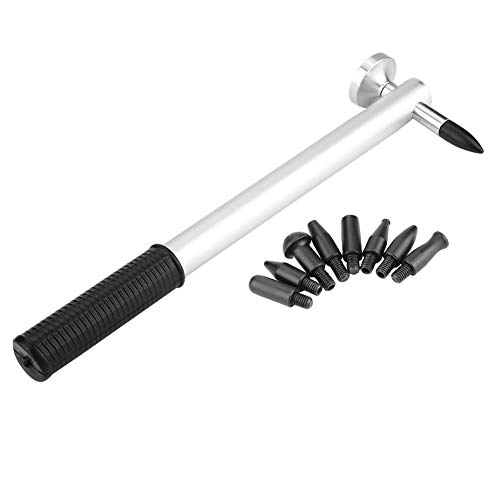 Dent Reparaturwerkzeug 9PCS Auto Mainstlosen Dent Reparaturabflachung Entfernung Werkzeug Knockdown -Entfernerhammer mit Unterschiedlichen Kopfformen für Autokühlschrank Waschmaschine Körper von Headerbs