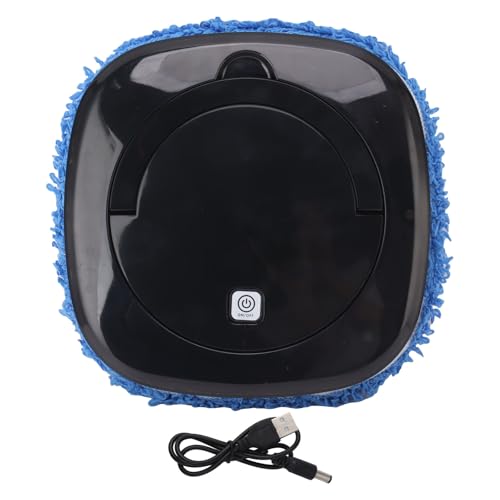 Headerbs Bodenwischroboter, Automatischer Bodenwischroboter, Wischroboter mit Wassertankstaubsauger und Wischreinigungsroboter (Black) von Headerbs