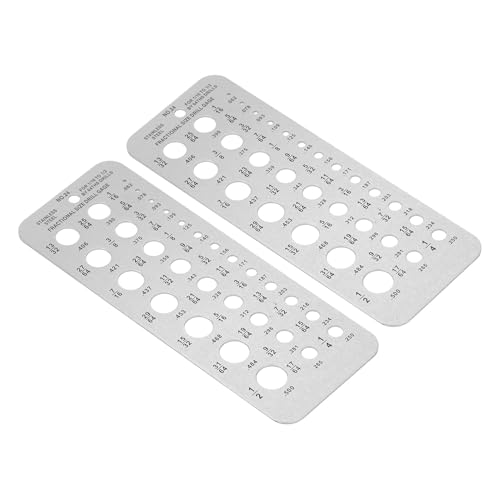 Headerbs Bohrer -Bit -Messgeräte Messwerkzeug Edelstahl -Bohrer Bit -Sizer -Messgeräte mit Kaiserlicher Metrik für eine Bequeme Lagerung und Zugänglichkeit Headerbs Bohrer -Bit -Messgeräte Messwerkzeug Edelstahl -Bohrer Bit -Sizer -Messgeräte mit Kaiserlicher Metrik für eine Bequeme Lagerung und Zugänglichkeit von Headerbs