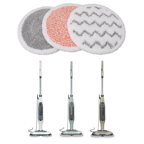 Headerbs Dampf-Bodenwischer-Pads, 6 Stück Ersatz-Dampfreiniger-Wischpads für Shark S7000 S7001 T2 T21 U6002 Serie Dampfreiniger All-in-One-Dampfbodenwischer von Headerbs