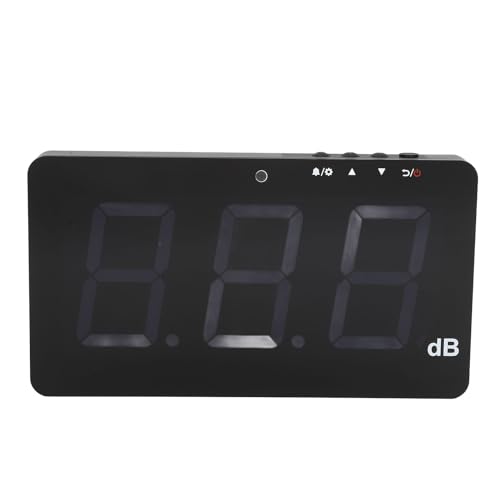 Headerbs Digital Decibel Messgeräuschpegel Tester Rauschmesser 30-130 DB 9,6-Zoll-LCD-Display mit 3600-mAh-Batterie-Wandmontage für Home Factory Office von Headerbs