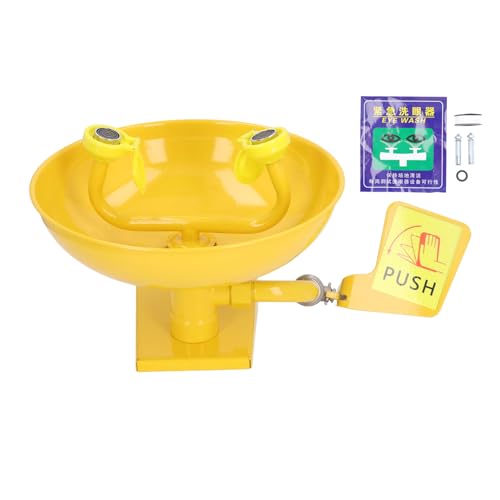 Headerbs Edelstahl-Augen Wasch Station 304 Edelstahl-Augen Wasch Gerät Dual-Sprüh Köpfe Waschmaschine von Headerbs