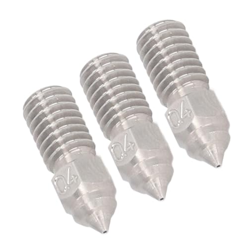 Headerbs Hoher Fluss 0,4 Mm Edelstahldüse für Neptun 4 4pro, Glatte Innenraum -3D -Druckerdüse für Vielseitige Filamentmaterialien von Headerbs