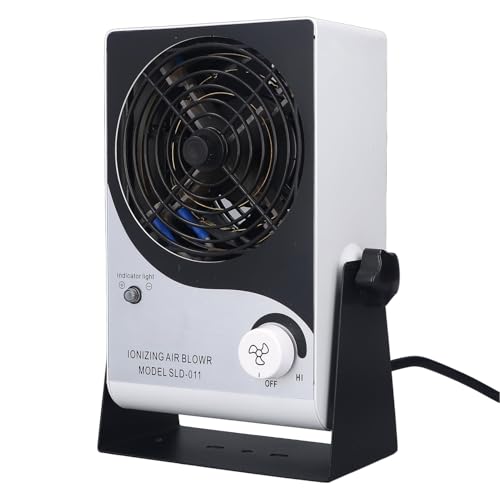 Headerbs Ionisierender Lüfter Sicherer Statischer Eliminierung ESD Ionizer -Fan für PCB -Produkte Aluminiumlegierung (EU -Stecker 220 V) von Headerbs