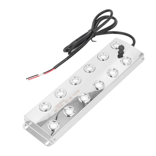 Headerbs Landschaft Fogger Ultraschall Wasserteich Fountain Fogger Mist Maker 12 Zerstäubungskerne Edelstahl Verbessertes Landschaftskunstraum IP67 Wasserdichtes Nebel Wasserverbrauch von Headerbs